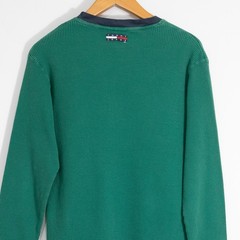 Vintage Y2K Tommy Hilfiger Thermal Shirt T Shirt Mens Medium – Distresed Green