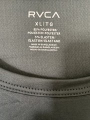 New RVCA Sport Active Tank Top Gym Running Street Style Men’s Shirt Size XL