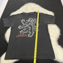 Czech Republic Shirt Mens Small Graphic Lion Crest National Team Souvenir Tee