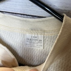 New Vintage Oakton Thermal Henley Base Layer USA Made Long Sleeve Shirt Size S/M