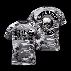 Camo Tee Black Label Society 2026 All Overe Print t shirt V7YE6