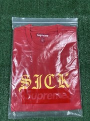Supreme Sick Slub Short Sleeve Top Red T Shirt (XX-Large) 2XL (SS24)