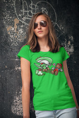 Yoshi Super Mario Bros. T-Shirt Mens Unisex Cotton Adult Size Xenomorph Alien