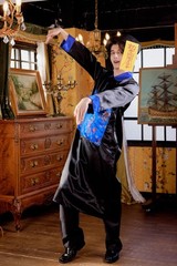 Men’s Blue Jiangshi Cosplay Halloween Costume