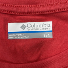 Columbia PFG Terminal Tackle T-Shirt Mens L Red White Blue USA 4th of July