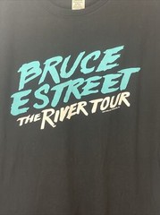 Bruce Springsteen Black Sleeveless The River Tour T-Shirt, Size Large NWOT 2016