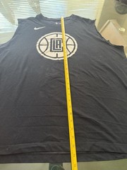 NIKE TEE SHIR (SLEEVELESS) FOR MEN. ( BLACK / WHITE ) SIZE – XXL. L.A.CLIPPERS.