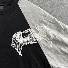 Vintage No Boundaries Shirt Mens Large Eagle Layered Skate Y2K Cyber Mallcore