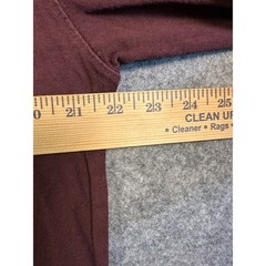 Carhartt Mens Loose Fit Long Sleeve Pocket T-Shirt Burgundy Maroon K126 Size M