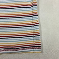 Jantzen Mens XL Ringer T-Shirt Multicolor Striped Cotton Short Sleeve Retro Tee