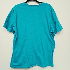 Nike Mens Graphic Tee Teal Blue White Logo Swoosh T-Shirt XL Sports Active Gym