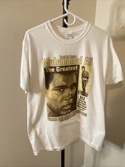 Vintage Y2K Muhammad Ali Rest In Peace Shirt Men’s Large White Shirt Men’s Large