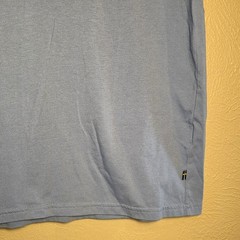 Fjallraven Lush Logo Graphic Tee Men’s M Blue Short Sleeve Outdoor Hiking Shirt