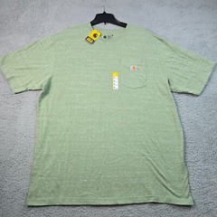 CARHARTT Shirt Men Extra Large XL GREEN Loose Fit Work Heavyweight Pocket NWT