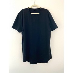 JMIERR Men’s Black Crew Neck Stretch T-Shirt Size XL Short Sleeve Casual Tee