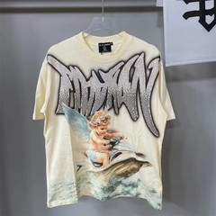 Mixed Emotion T-shirt-Beige Size S/M/L/XL