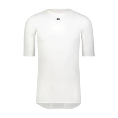 Men’s Standard Half Sleeve Compression Tee, White, Medium