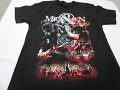 Of Mice And Men American Dream Tour 2014 Black Graphic Band Shirt Size Medium