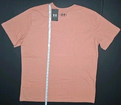 1326799-696 Mens’ (2XL) UA Sportstyle Left Chest T-Shirt, Canyon Pink/Black
