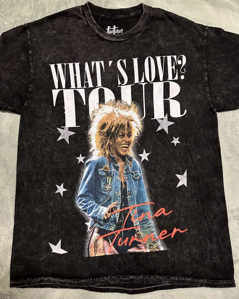 Tina Turner What’s Love? Tour 1993 Graphic Washed T-Shirt, XS