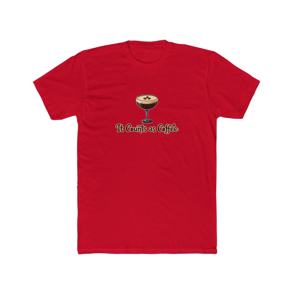 It Counts as Coffee T-Shirt | Espresso Martini Illustration