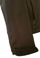 men Nordic track midweight Black Zip up jacket size L