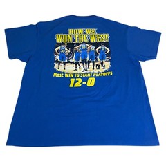 Golden State Warriors NBA Champion Shirt Rap Tee Men XL Steph Curry Kevin Durant