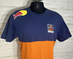Red Bull Energy Drink KTM T-Shirt Mens XL Motocross Racing Team Logo Blue Orange