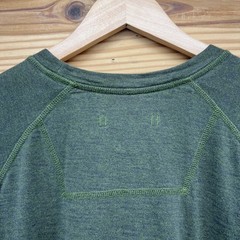 The North Face Shirt Mens Large Green Pullover Cotton Blend Thick Cotton B170