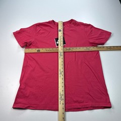 Nike Logo Shirt Mens Large Red Crew Neck Logo Casual Sports Swoosh
