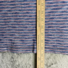 Faherty Indigo Pocket Tee Shirt Mens Size XL Pink Blue Baypoint Striped NWT