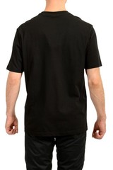 Versace Men’s Black Greeca Print Crewneck Short Sleeve T-Shirt US 3XL IT 58