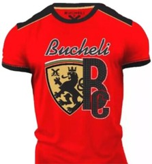 Men’s Bucheli T Shirt,Italian Style,Cotton Slim Fit,Stretch S XL….A26.A