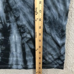Santa Cruz Shirt Mens Large Black Grey Tie Dye Skateboards Logo Tee Cotton