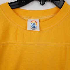 Vintage Cal Cru Lot of 2 Adult Small Gold Short Sleeve T-shirts