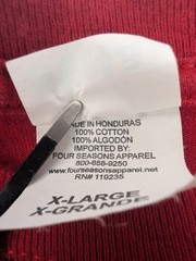 I Feel Like Pablo Long Sleeve Red Tee Kanye West Yeezy Size XL Pablo Tour Suna