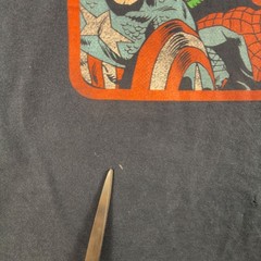 Marvel Comics Retro Graphic T-Shirt Black