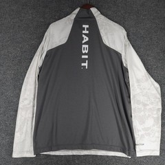 Habit Shirt Quarter Zip Mens L 40+ Solar Factor Realtree Wav3 Camo Pullover