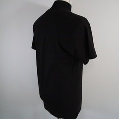 Roundtree & Yorke T-Shirt Mens Medium Crew Neck Tee Casual Black Short Sleeve