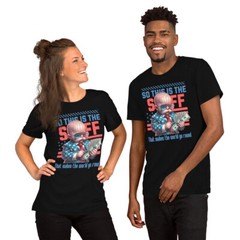 “Unisex Funny T-Shirt – Regular Fit, Crew Neck,4-Color Design for All”