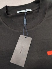 Brand New Prada Milano Red Logo Men’s 100% Cotton Short Sleeve Tshirt Top Size L