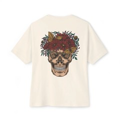 Mens Oversized T-Shirt Back Print Streetwear Graphic Baggy Tee Workout Top