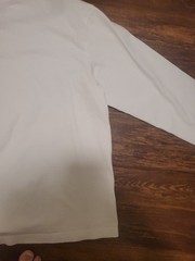 Original Use Men’s T-Shirt, XL – White – long sleeve No Imperfections