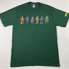Justice League DC Comics Entertainment Weekly 8-Bit Style T-Shirt Mens Medium