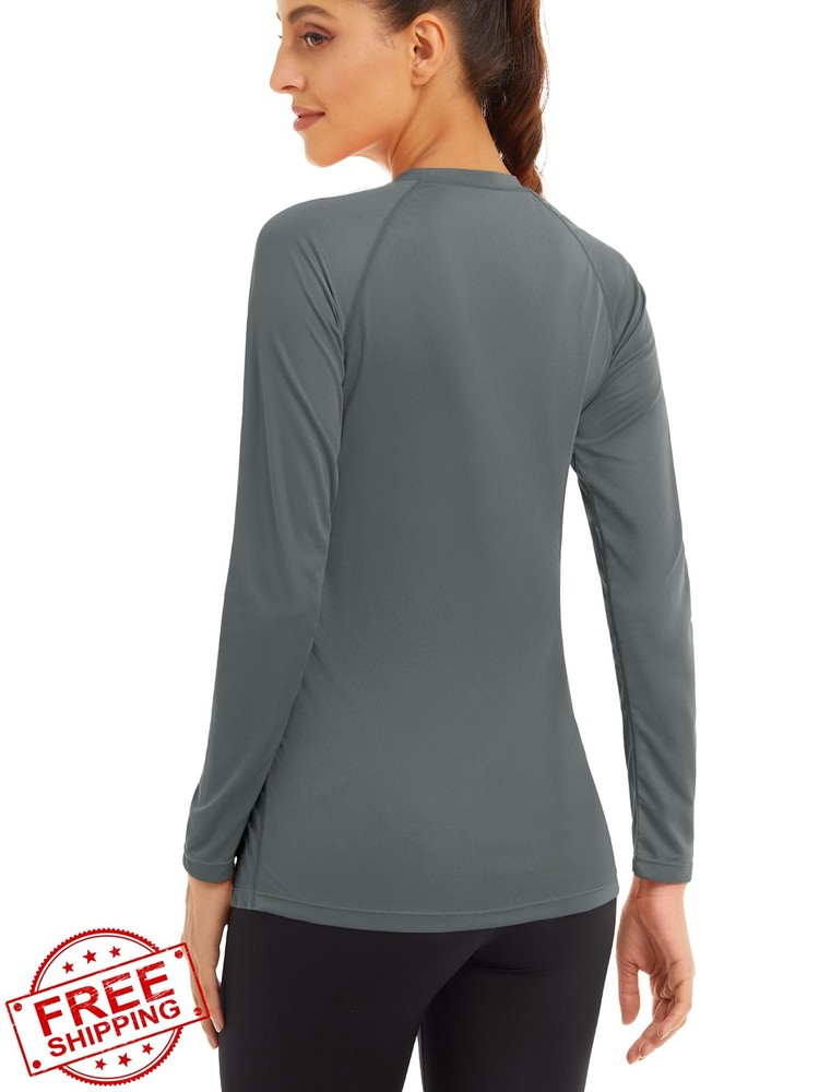 MAGCOMSEN Women’s Sun Protection Long Sleeve Shirts UPF 50+ 2pk