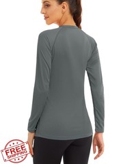 MAGCOMSEN Women’s Sun Protection Long Sleeve Shirts UPF 50+ 2pk