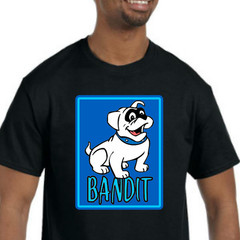 Bandit T-Shirt NEW *Pick your color & size* 80’s 70’s cartoon Jonny Quest Johnny