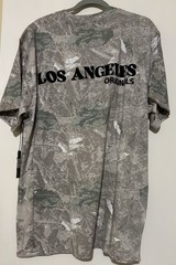 ROCK SALT Men’s 2XL Gray Camo Cotton Crew Neck Short Sleeve Los Angeles Tee