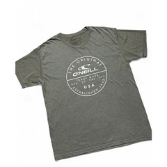 O’Neill Original Logo Graphic T Shirt Men’s Large Gray Heather Surf Skate USA