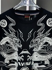 Evisu t shirt tee black S/M/L/XL/XXL